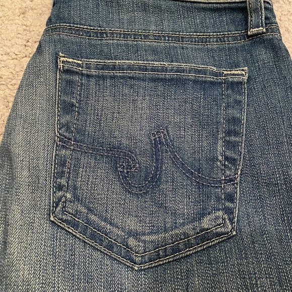 AG X Shopbop Farrah Destroyed Skinny Jeans Size 28 - Picture 6 of 7